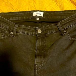 Black Pistola high rise skinny jeans size 16w 29" inseam
